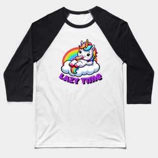 I Love Dramatic Lazy Unicorn Gift T-Shirt Baseball T-Shirt